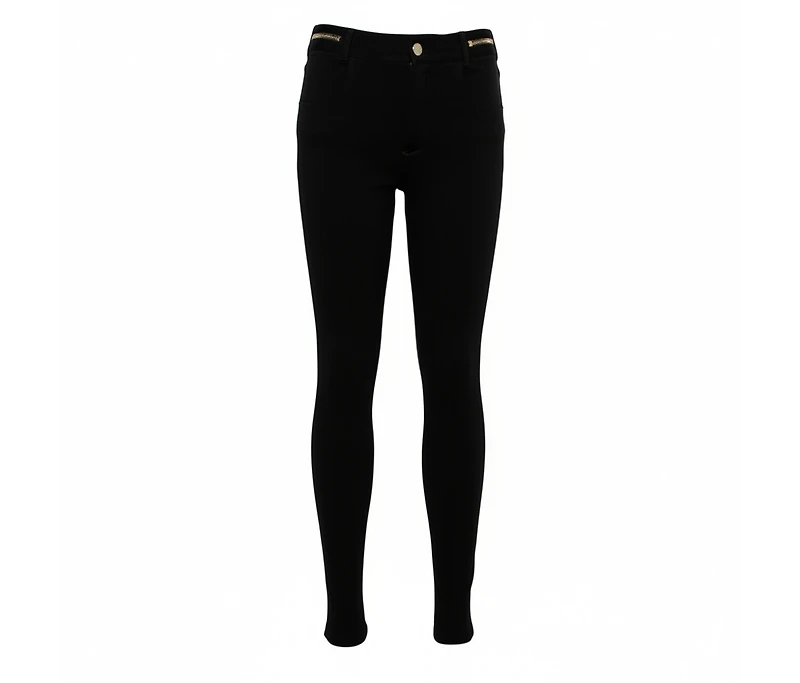 Pre-Owned Givenchy Women's Knit Zip Detail Leggings