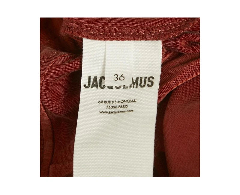 Pre-Owned Jacquemus Women's Jersey Ruched Overlay Espelho Drawcord Trousers