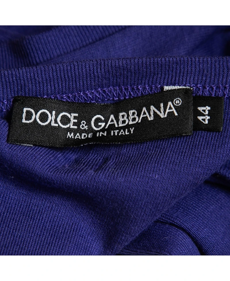 Pre-Owned Dolce & Gabbana Women's Purple Cotton Tank Top