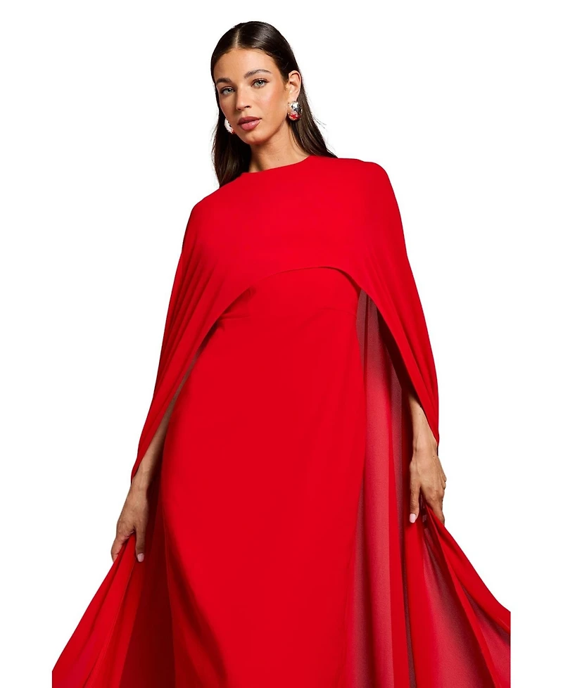 Coast Women's Cape Sleeve Maxi Dress