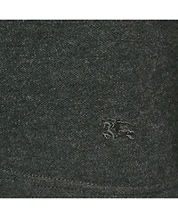 Pre-Owned Burberry Women's Grey Cotton Long Sleeve Polo T-Shirt