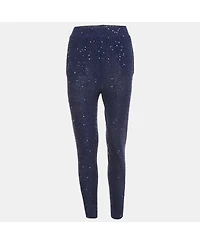 Pre-Owned Stella Mccartney Women's Sequin Cotton Knit Jogger Pants
