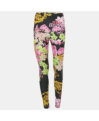 Pre-Owned Versace Women's Printed Jersey Leggings