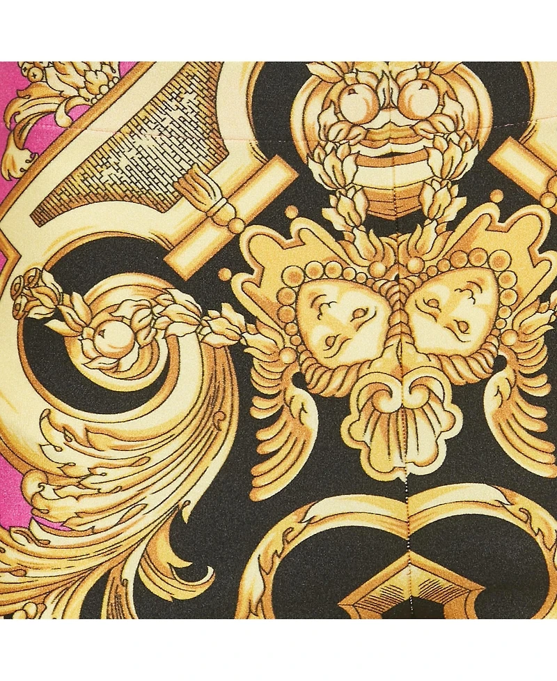 Pre-Owned Versace Women's Multicolor Printed Jersey Leggings