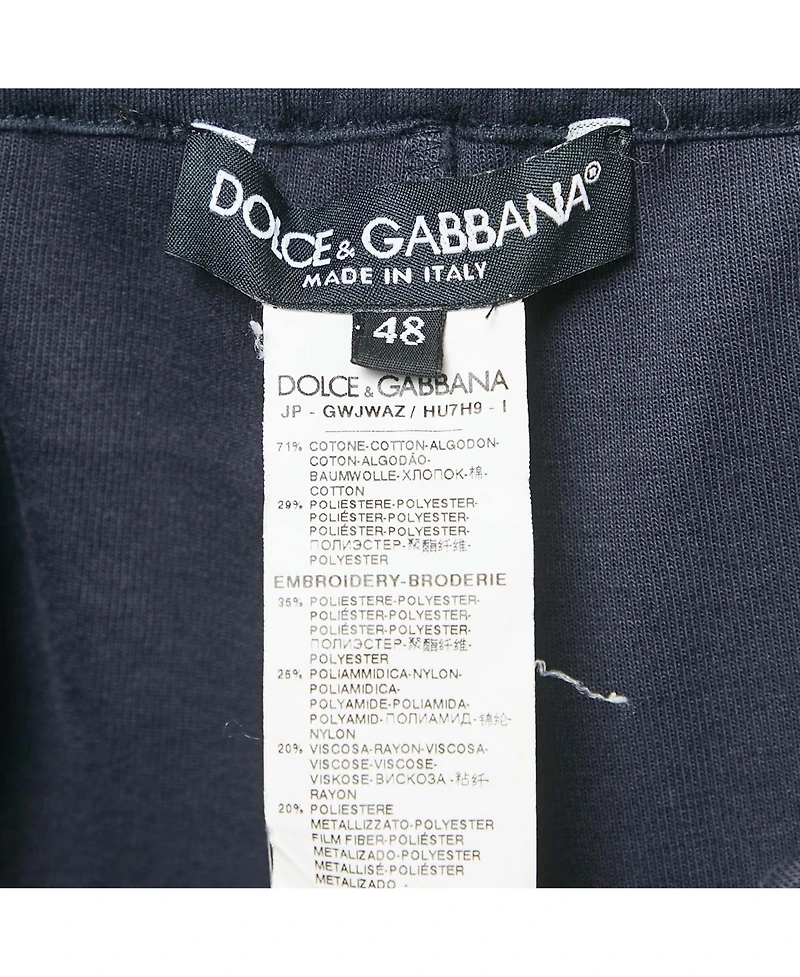 Pre-Owned Dolce & Gabbana Men's Dolce & Gabbana Pre-Owned Blue Cotton Knit Shorts
