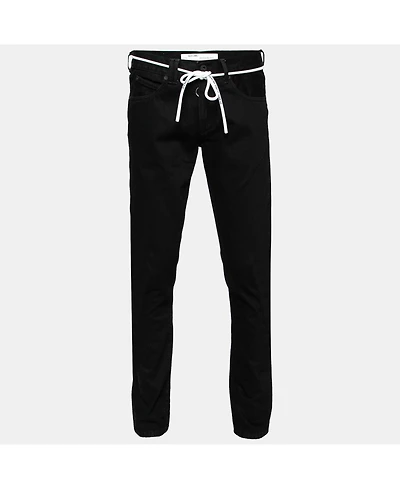 Pre-Owned Off-White Men's Black Denim Arrow Printed Jeans