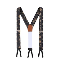 Trafalgar Men's Resolutions Countdown Novelty Silk Formal End Suspenders