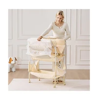 Slickblue Foldable Baby Diaper Changing Station with Storage Drawers
