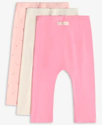 First Impressions Baby Girls' The Garden Cotton Pants, 3-Pack, Macy's Exclusive