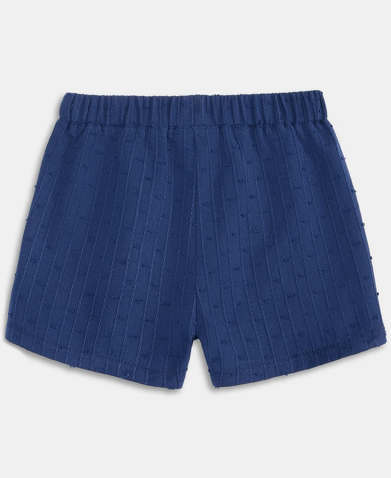 First Impressions Baby Girls Clip-Dot Cotton Shorts, Exclusively at Macy's