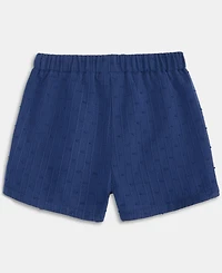 First Impressions Baby Girls Clip-Dot Cotton Shorts, Exclusively at Macy's