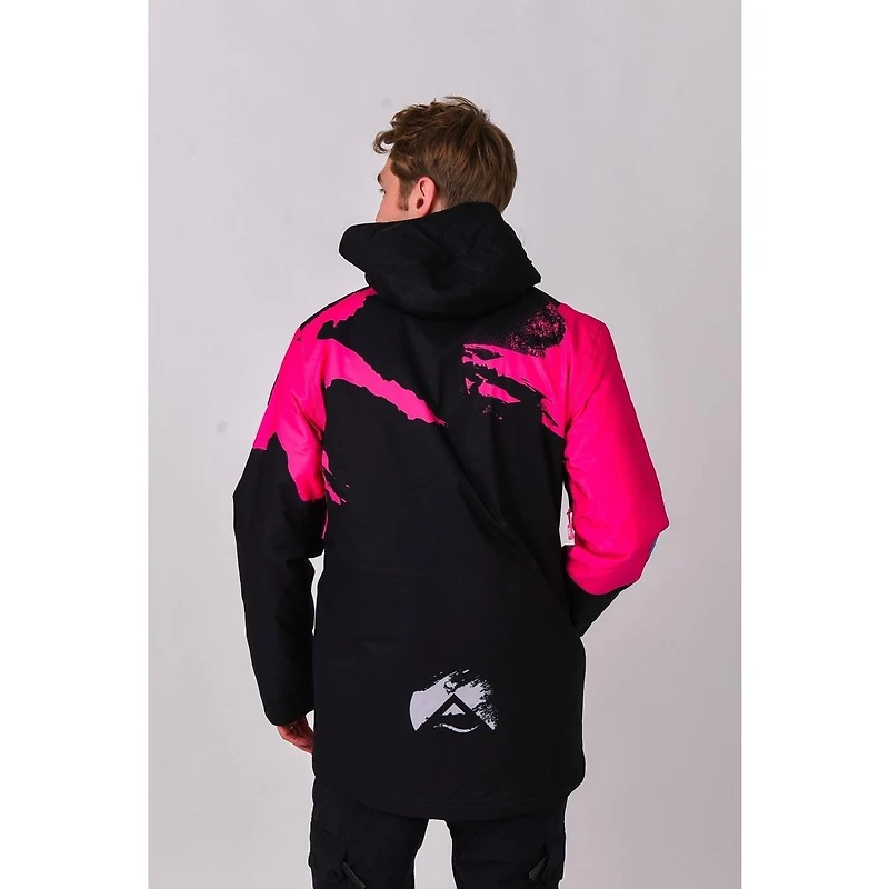 Oosc Men's Afterparty Jacket Black & Pink