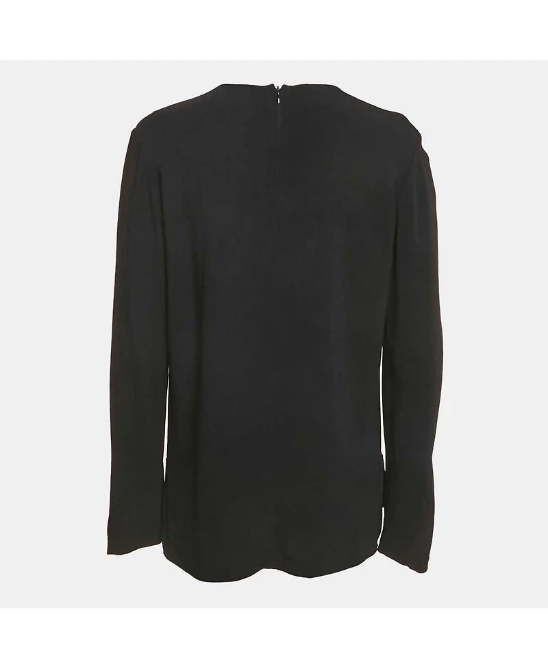 Pre-Owned Stella Mccartney Women's Floral Embroidered Crepe Blouse