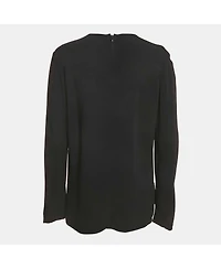 Pre-Owned Stella Mccartney Women's Floral Embroidered Crepe Blouse