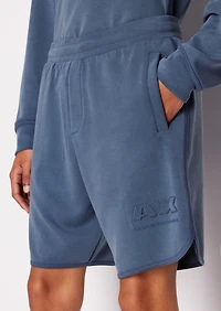 A|X Armani Exchange Men's Stretch Ax Logo Shorts