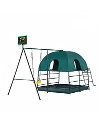 JumpKing Ultimate Adventure Playset - All-in-One 5-Station Playset