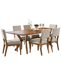 Furniture Millwork 7-Pc. Dining Set (Table & 6 Side Chairs)