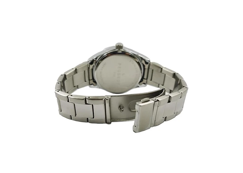 Peugeot Women's 36mm Sport Watch with Blue Dial and Stainless Steel Bracelet