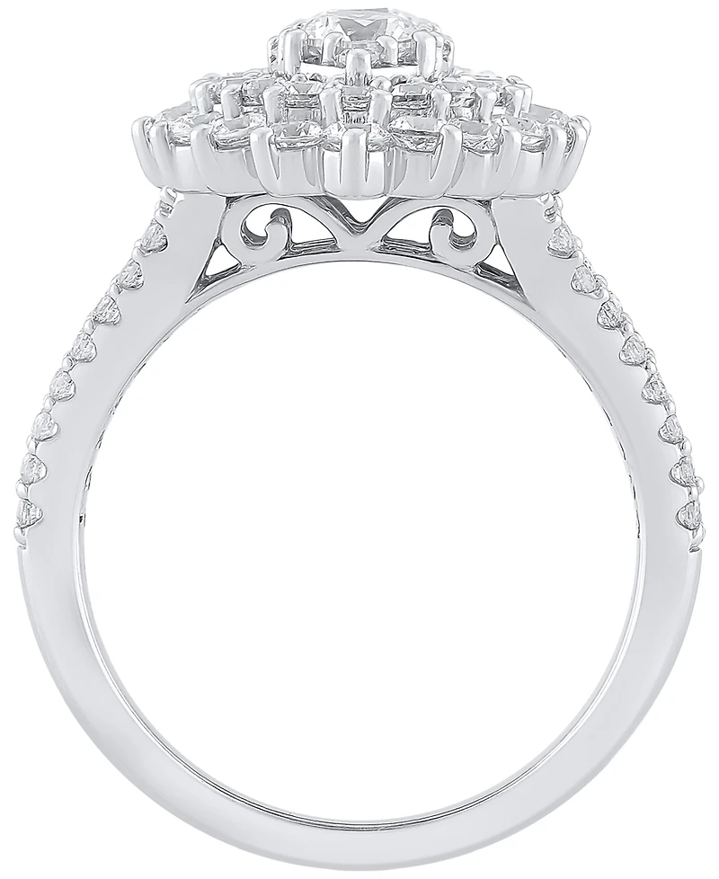 Macy's Diamond Bridal Ring (2 ct. t.w.) in 14k White Gold