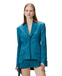 Pcfg Women's Slim-Fit High-Shine Blazer