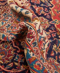 Adorn Hand Woven Rugs Persian Kashan 8' 4" x 12' 0" Area Rug