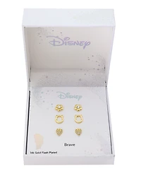 Disney Crystal Winnie the Pooh Trio Earring Set