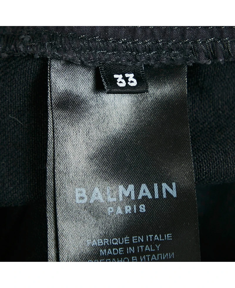 Pre-Owned Balmain Men's Grey Denim Slim Fit Jeans