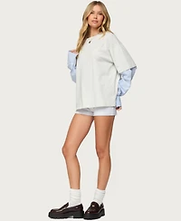 Edikted Women's Tailor Oversized Layered Top