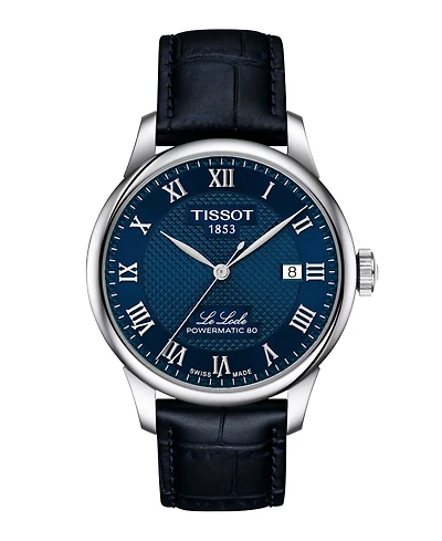 Tissot Men's Blue Leather Bracelet Watch