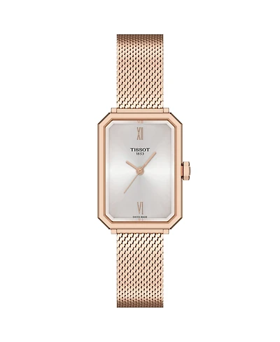 Tissot Women's Rose Gold Stainless Steel Bracelet Watch, 21.80mm
