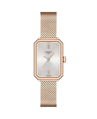 Tissot Women's Rose Gold Stainless Steel Bracelet Watch, 21.80mm