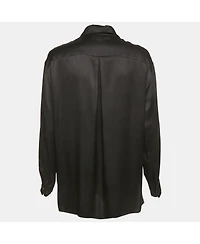 Pre-Owned Salvatore Ferragamo Women's Satin Long Sleeve Shirt