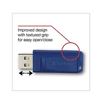 Verbatim 97088 8 Gb Classic Usb 2.0 Flash Drive - Blue