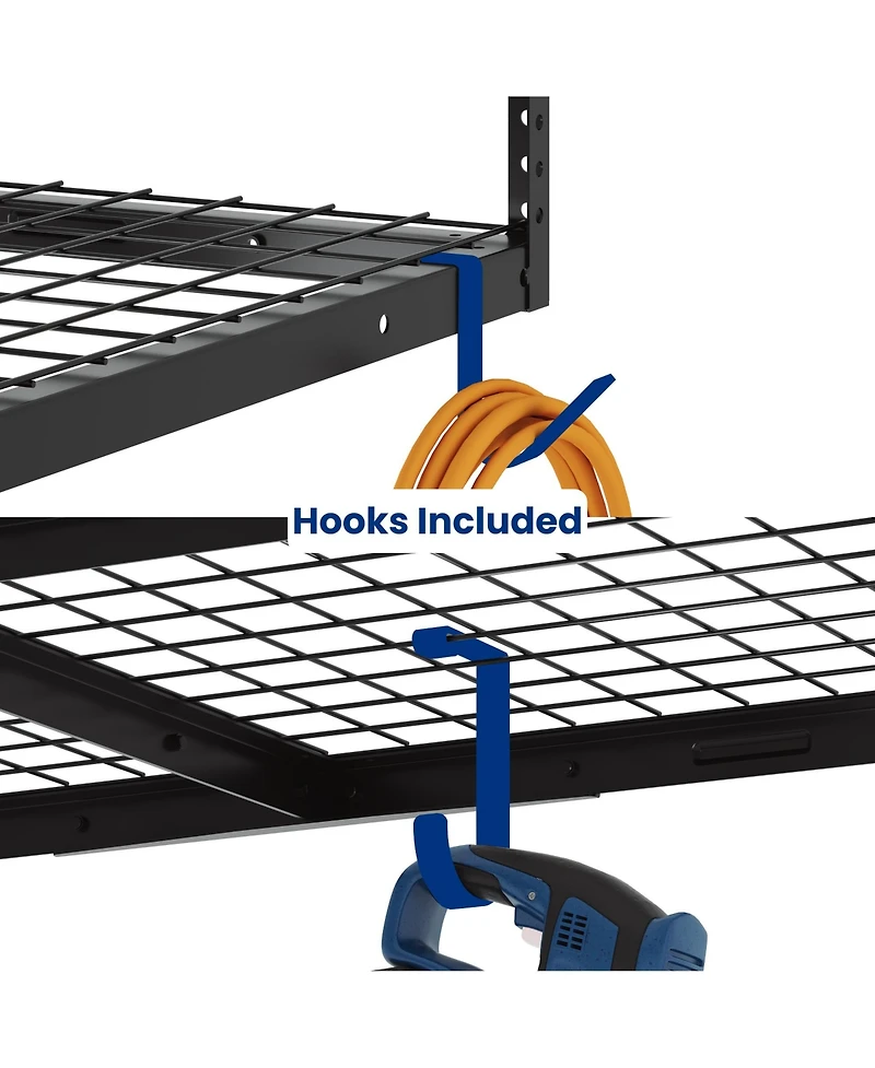 FlexiMounts Ohk Series 24 in W × 36 in D Ceiling-Mounted Overhead Garage Storage Rack – Model