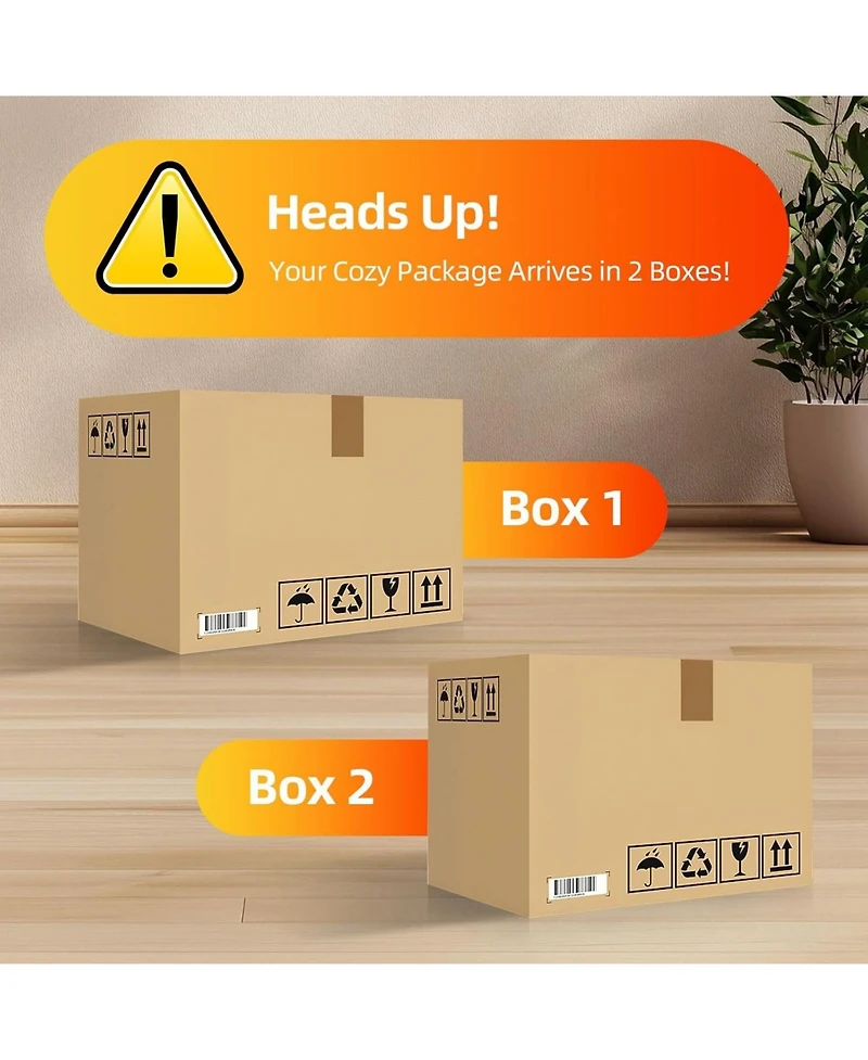 Cowsar 48" Electric Fireplace with Wood Mantel, Freestanding Fireplace with Remote Control, Fireplace Tv Stand, Adjustable Led Flame, 750W/1500W