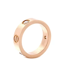 Pre-Owned Cartier Love 3 Diamonds Band Ring