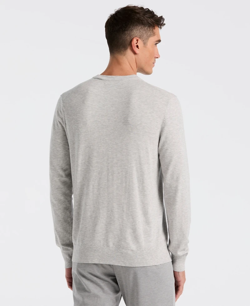 Perry Ellis Men's Crewneck Tech Pullover Sweater