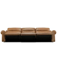 Furniture -Pc. Alexandre Leather Sofa with Power Motion Recliners