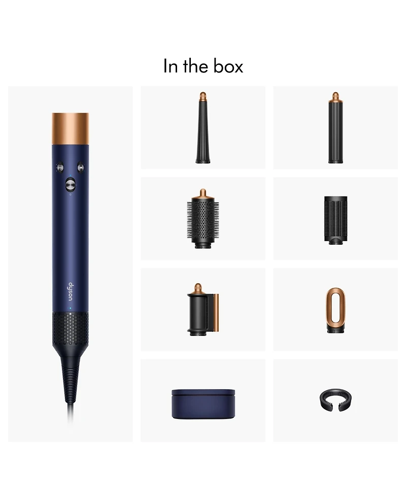 Dyson Airwrap i.d. Straight+Wavy multi-styler | Prussian blue/Rich Copper