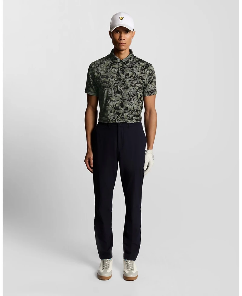 Lyle & Scott Men's Golf Digital Floral Polo Shirt