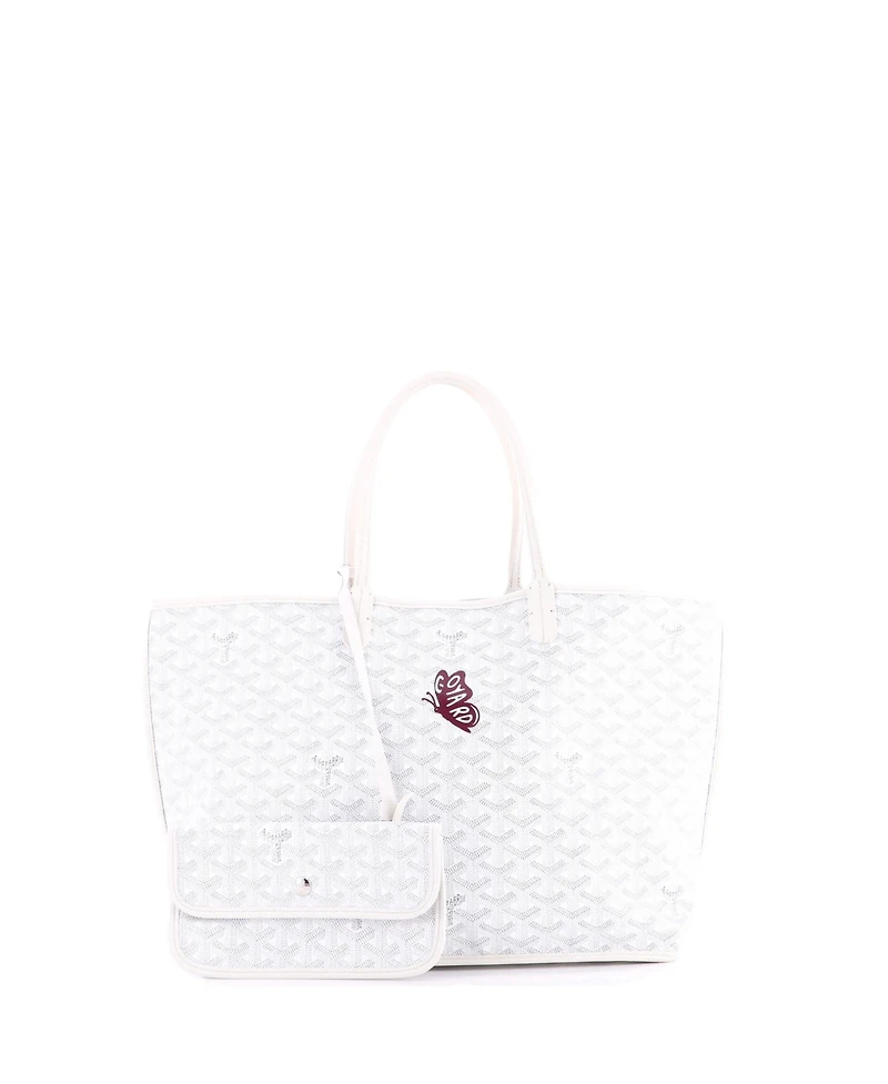 Pre-Owned Goyard Pm Anjou Reversible Tote Printed Coated Canvas