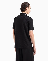 A|X Armani Exchange Men's Regular-Fit Tipped Logo Polo Shirt