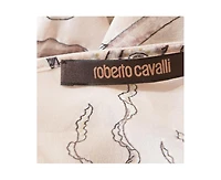 Pre-Owned Roberto Cavalli Women's Chiffon Botanical Print Top