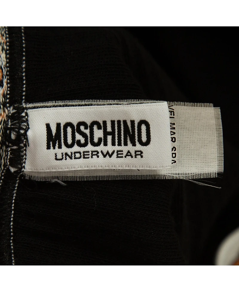 Pre-Owned Moschino Women's Cotton Knit Band Detail Leggings