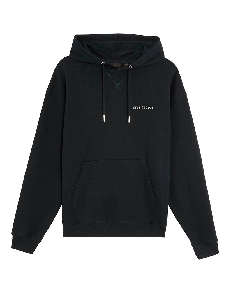 Lyle & Scott Men's Script Brushback Pullover Hoodie