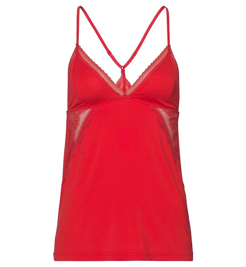 Lascana Women's Lace Back Pajama Top