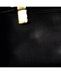 Pre-Owned Salvatore Ferragamo Small Studio Top Handle Box Bag Printed Leather