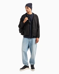 A|X Armani Exchange Men's Allover Logo Print T-Shirt