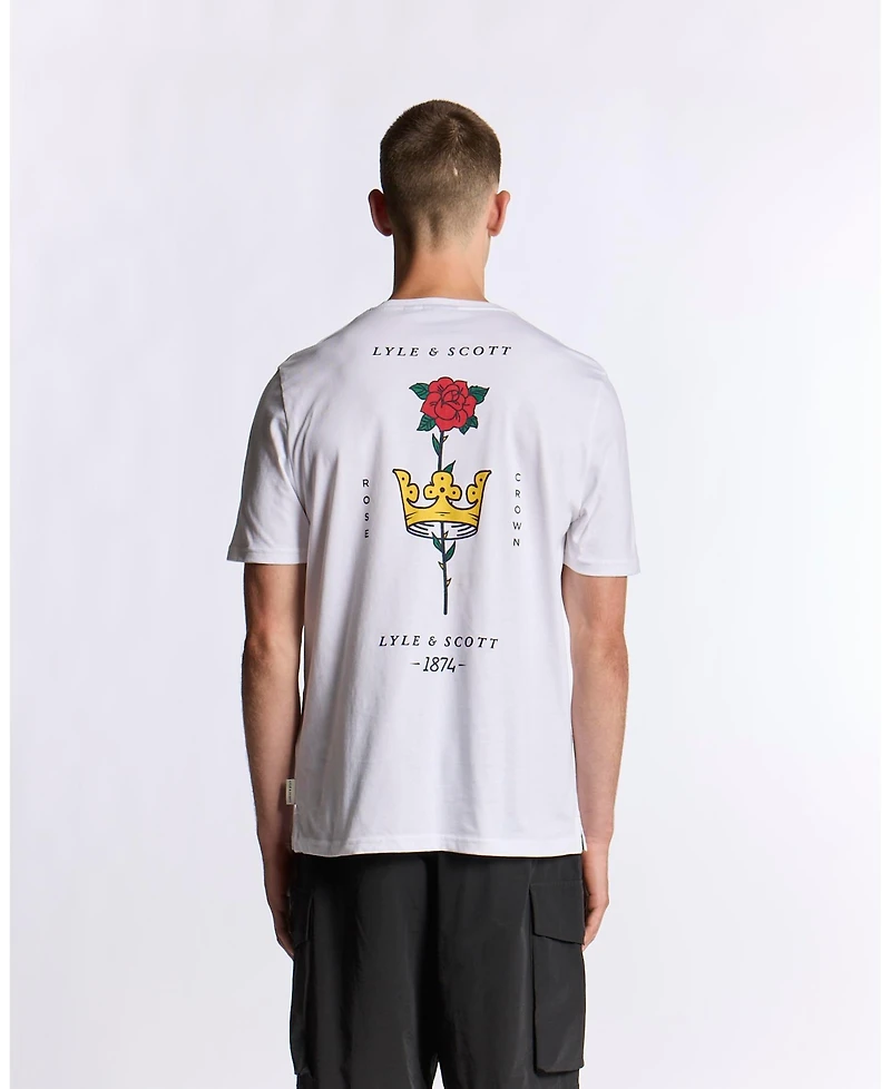 Lyle & Scott Men's Rose And Crown Graphic T-shirt