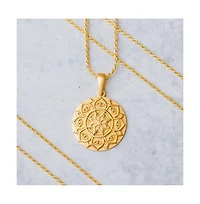 Mantra Mandala I Am Supported And Protected Gold / Original